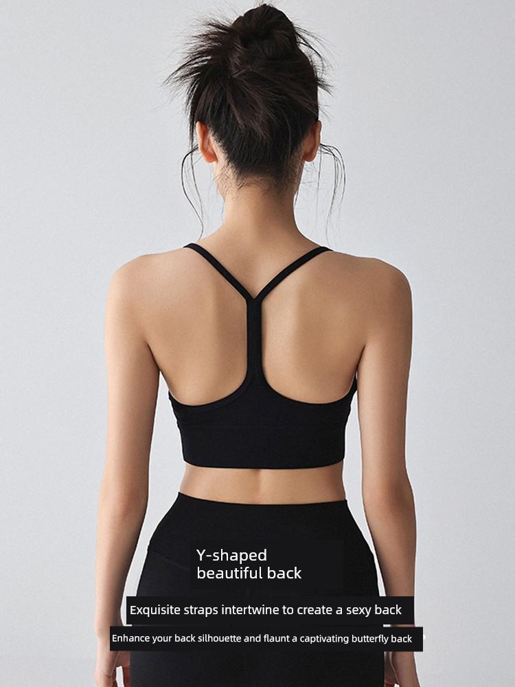 Sports Bra for Women, Summer Outdoor Wear, Shockproof, Beautiful Back Design, Pilates Training, Yoga Vest, Fitness Underwear Bra