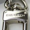 Used LOUIS VUITTON key ring Portocre LV Circle M00477 Taiga/metal gray charm