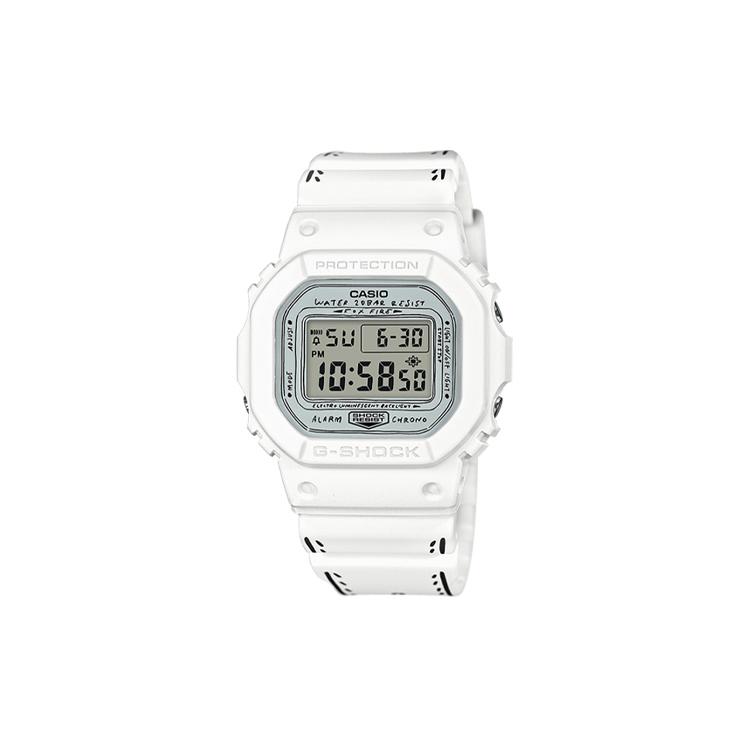 

CASIO Men G-SQUAD Series Gray Watch DW-5600YU-7 DW-5600YU-7 White Strap