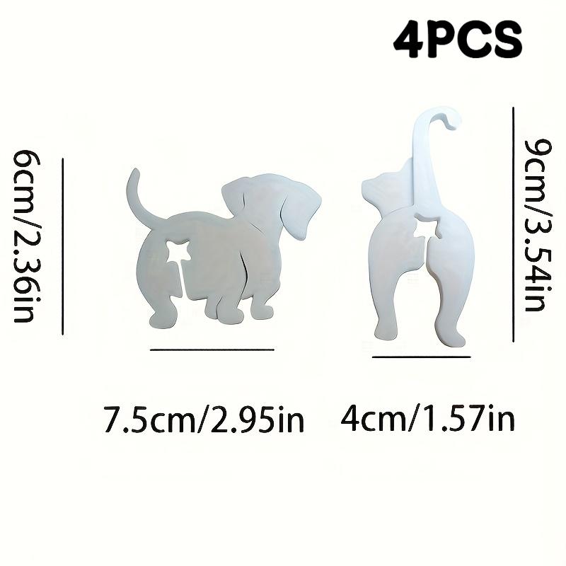 

4pcs Cute Dog Bread Clips- Reusable, Suitable for Kitchen, Office, - Protects Food, Bags, Documents- Ideal Gift for Pet Lovers, Fun Design 4PCS Random Styles
