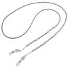 Nagoya Eyeglasses Glasses Chain, Eyeglass Chain with Pearl Beads, Made in Japan, 099050 (Purple 03)