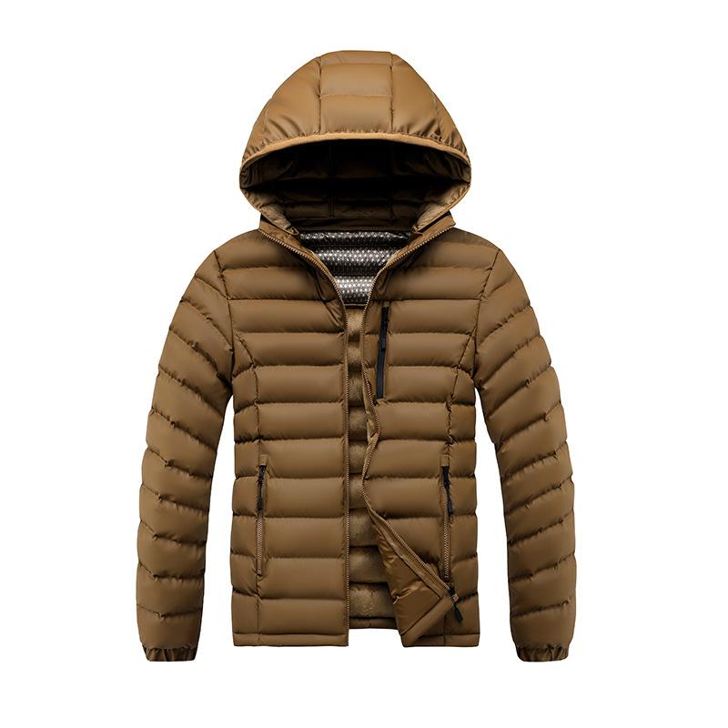 

Мужская зимняя куртка с контрастными цветами, съемным капюшоном и утолщенным верхом с хлопковой подкладкой 4XL