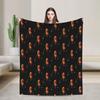 Marcus The Worm Funny Meme Robert Help Blanket  Flannel Vintage Soft Throw Blanket for Home Summer