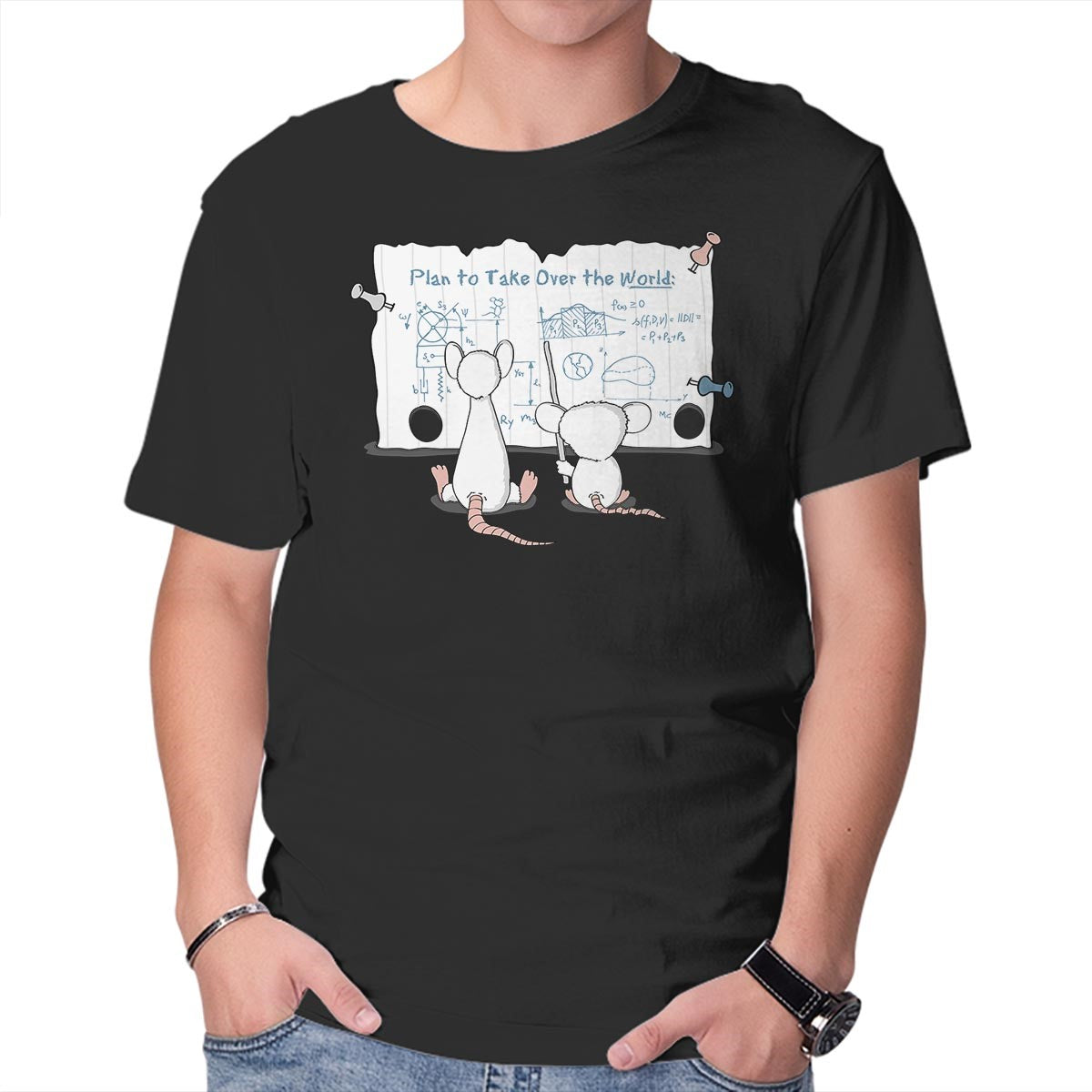Unisex Crew Neck T-Shirt Take Over the World Graphic Short Sleeve Casual Tee XXXXL