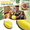 Durian Plüsch Hundespielzeug mit Quietscher Weiches Langlebiges Haustierspielzeug zum Kauen und Spielen Interaktives Plüschspielzeug für Hunde und Welpen