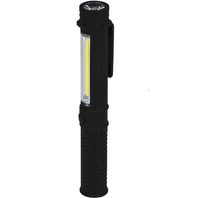 1.5W Cob Led Flashlight + 1W Pen With Batteries - Dedl1004