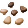 Solid Wood, Bedroom Cabinet Decoration, Warm and Cute, Cabinet Door Handle, Creative, Cute, Pebble Shaped, Cabinet Door Drawer Handle