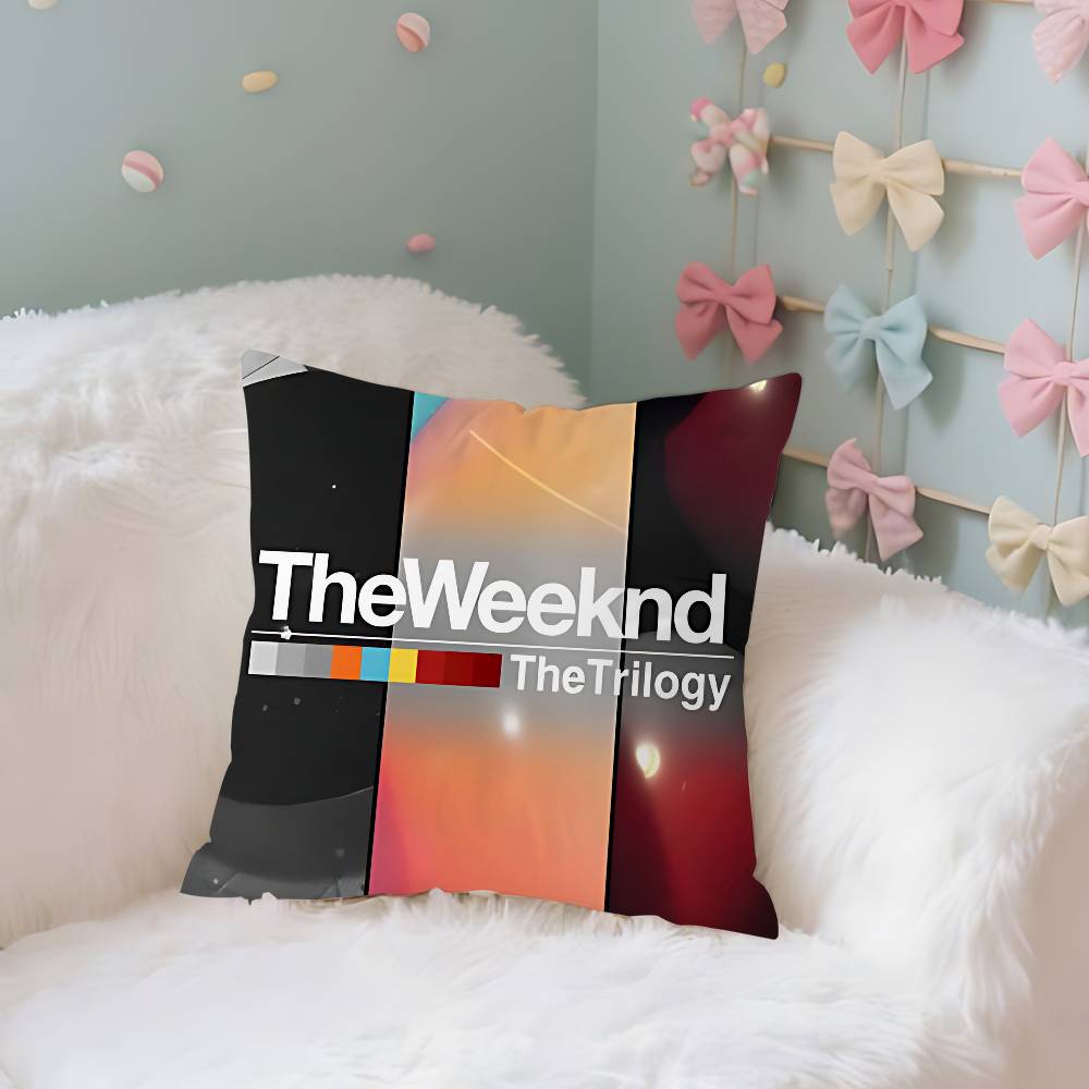The Weeknd House Of Balloons Case Plush Fabric Soft Pillowcase Double Sided Print Cushion Cover Household Gifts