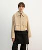 Theloom Back Flare Short Coat_Beige