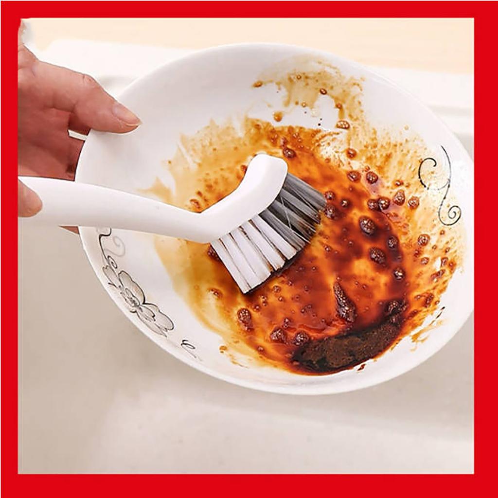Household Corner Brush Long Handle Bristles Kitchen Utensils Pots And Bowls Brush Bathroom Tiles To Clean The Brush.