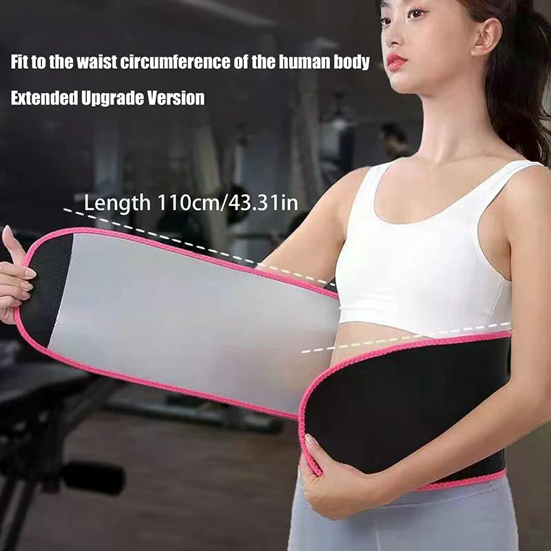 Sport Schweißausbruch Taillenstützgürtel Body Shaper Laufen Fitnessstudio Taillentrainer Bauchfettverbrennung Training Sauna Gewichtsverlust