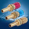 3pcs M10 Red+Yellow+Blue Water Cooled&Gas Adapter Quick Connector Fitting For TIG Welding Torch