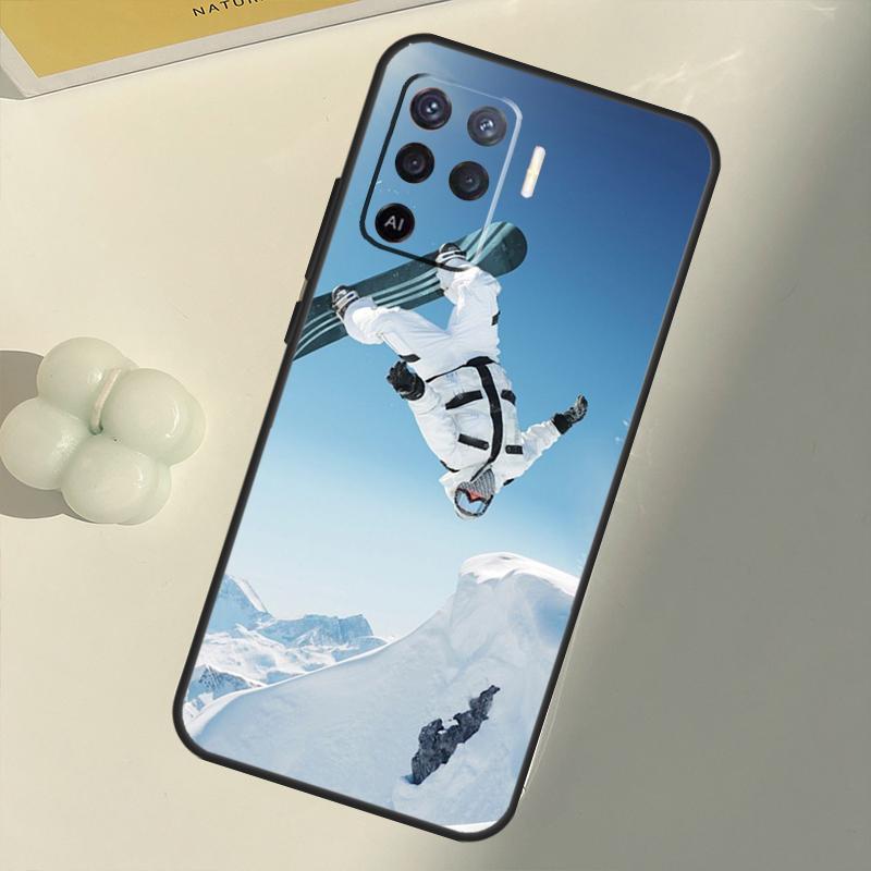 Sports Snowboarding Case For OPPO A15 A74 A54 A94 A52 A72 A31 A53 A53S A5 A9 2020 A3S A5S A83 A91 A93 Cover