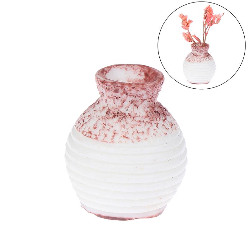 

1/2/3Pcs Small Flower Vase Bottle For Doll House Kitchen Furniture Decoration Accessories Simulation Plaything 1:12 Dollhouse Miniature