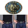 Western Horse Pattern Belt Buckles Detachable Creative Unisex Buckles Belt for Western Themed Parties