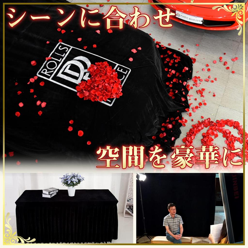 moonfarm Large to Extra Large Black Velvet 2x2m to Solid Color Photography Backdrop Fabric, 10x10m, (2x3m)