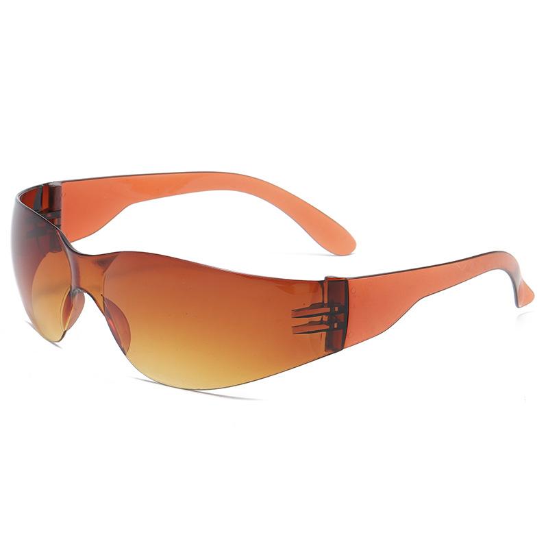 Neue Radsportbrille Outdoor-Sport Radbrille Windschutzbrille Unisex-Brille Randlos Sport Uv400 Fahrbrille