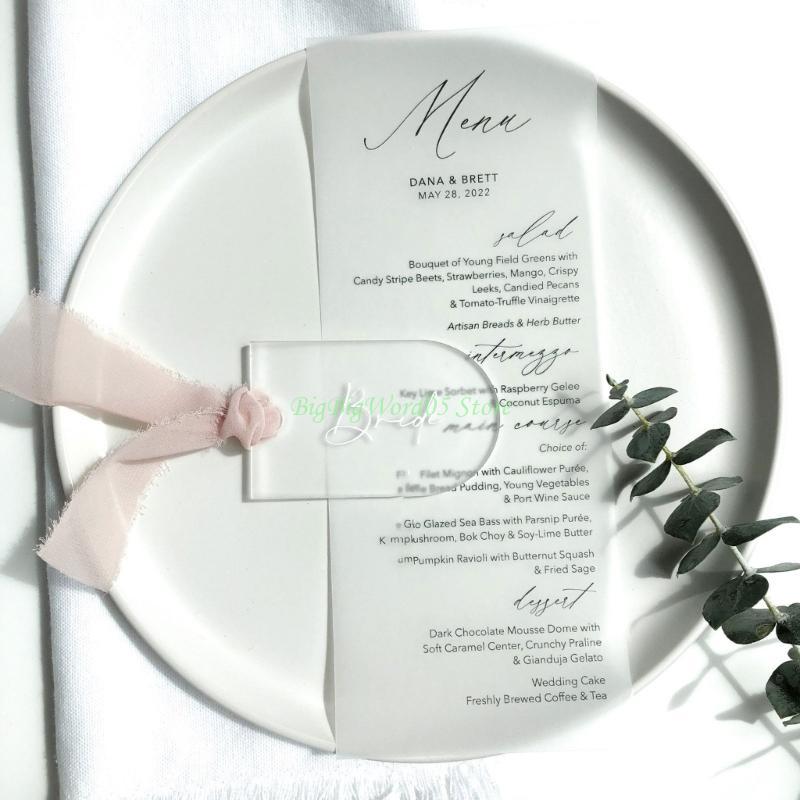 24TE Wedding Place Card 10pack Blank Name Plate Seating Chart Sign for Wedding