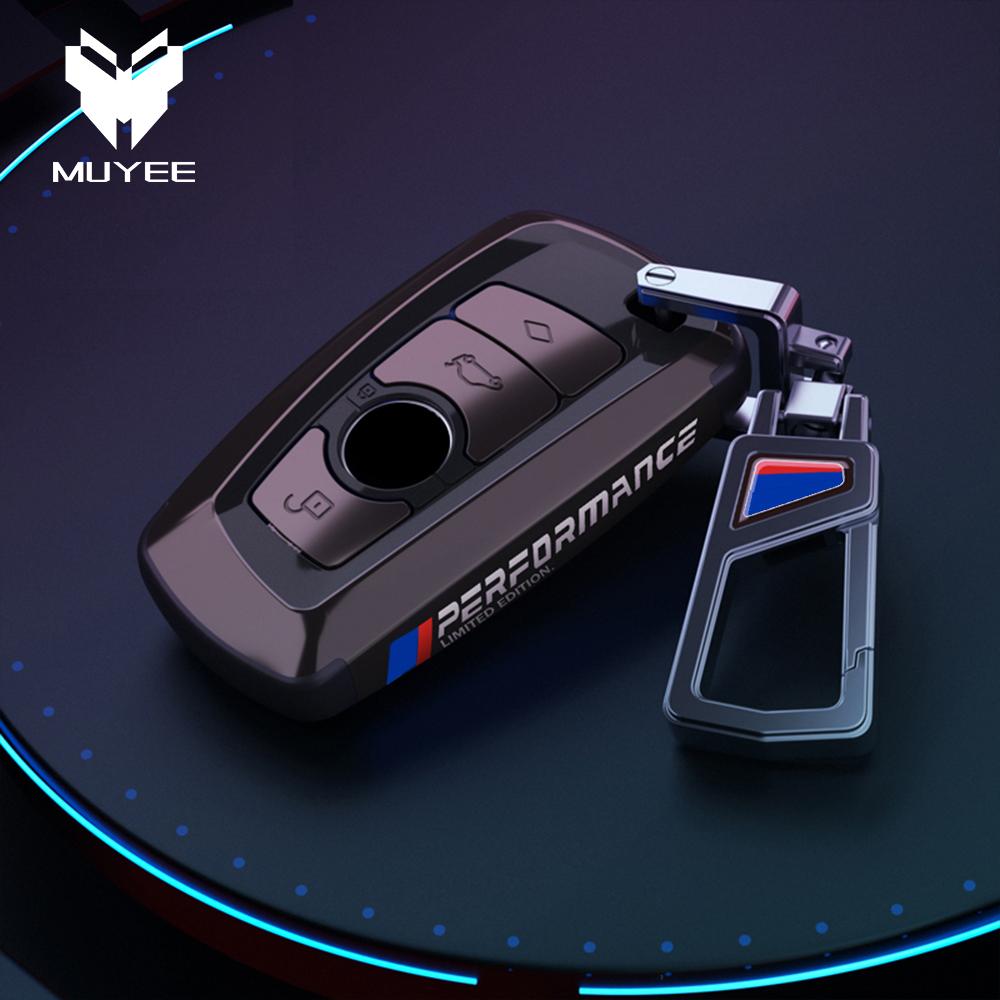 Car Remote Key Case Cover Holder Shell Bag Fob For BMW F20 F30 F31 F34 F10 F11 F25 I3 M3 M4 F15 F16 3 5 Series GT Accessories