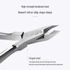 D07 Stainless Steel Cuticle Scissors & Nail Clippers Set - Oblique Mouth for Salon-Quality Nail Care