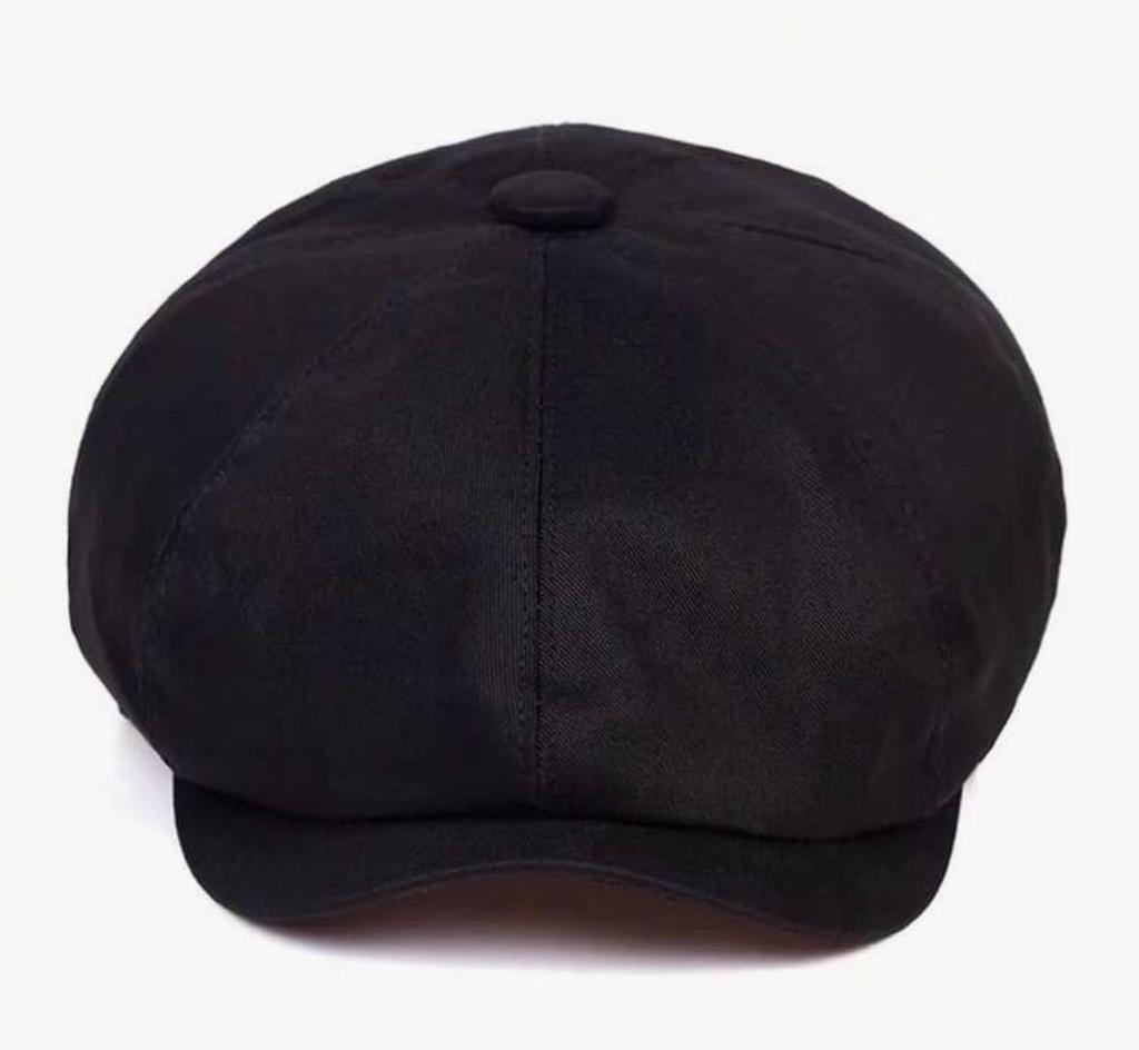 [sproutsy] Casual Men's Simple Solid Color Newsboy Hat (JP, Size Chart, 58.0 Cm, Beige)