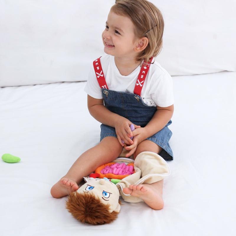 Kids' Cognitive Body Puzzle: Enhance Hands-On Skills & Brain Development for Early Education