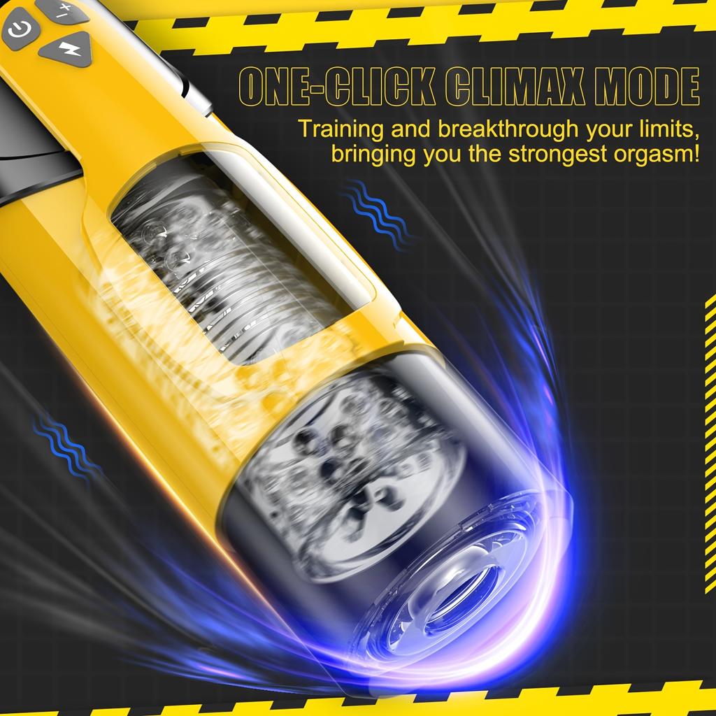 Telescopic Rotation Masturbator Cup Vagina Masturbation Blowjob Adults Sex Toys for Men Male Piston Automatic Mastubator