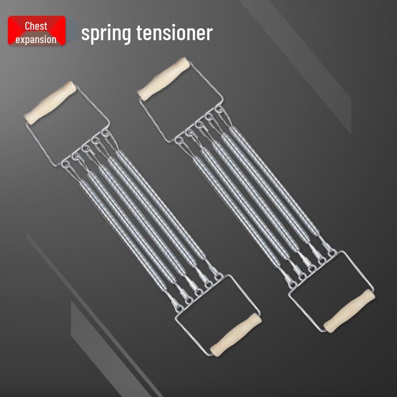 Detachable Chest Expander with Spring Tensioner and Dual Handles for Home Fitness Plastic Handle Expander