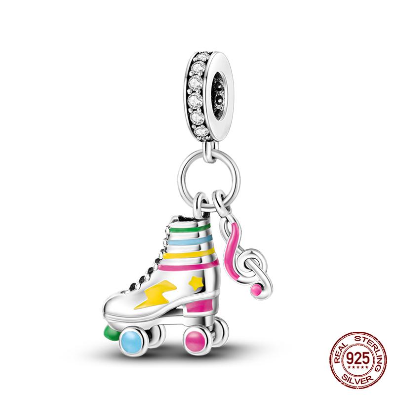 Copper Artist Brush Tools Color Palette Oil Painting Charms Beads Fit Qikaola Original Bracelets Diy Jewelry Gifts