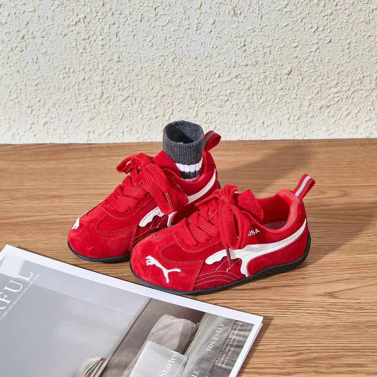 

2025 Autumn Kids Sports Shoes: Soft Sole German Trainers & Versatile Canvas Sneakers for Boys & Girls 29