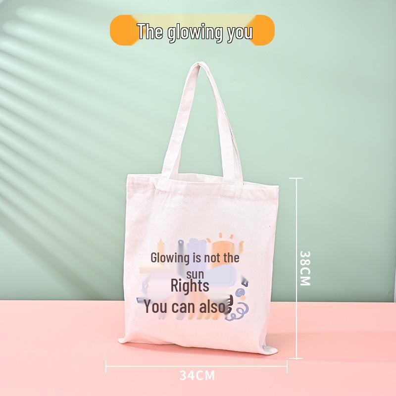 Customized Logo Canvas Shopping Bag - Durable, Eco-friendly, and Ideal for Promotions