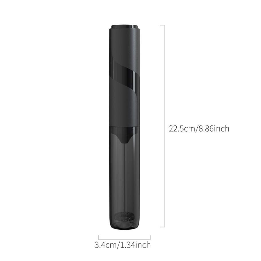 

Stainless Steel Electric Milk Frother Handheld Coffee Frothing Wand With 10000 RPM Portable Latte Cappuccino Foamer AA Battery чёрный