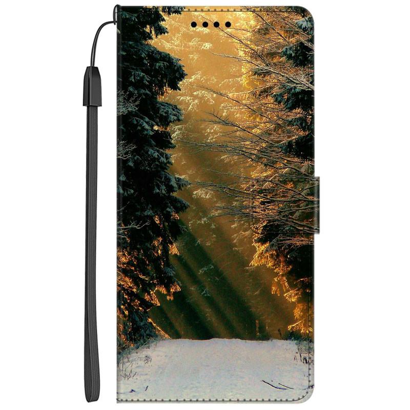 Flip Leather Case For Samsung S24 Ultra 5G Cover Book Wallet Seascape Coque for Samsung Galaxy S23 S22 S21 S20 Ultra S24Ultra