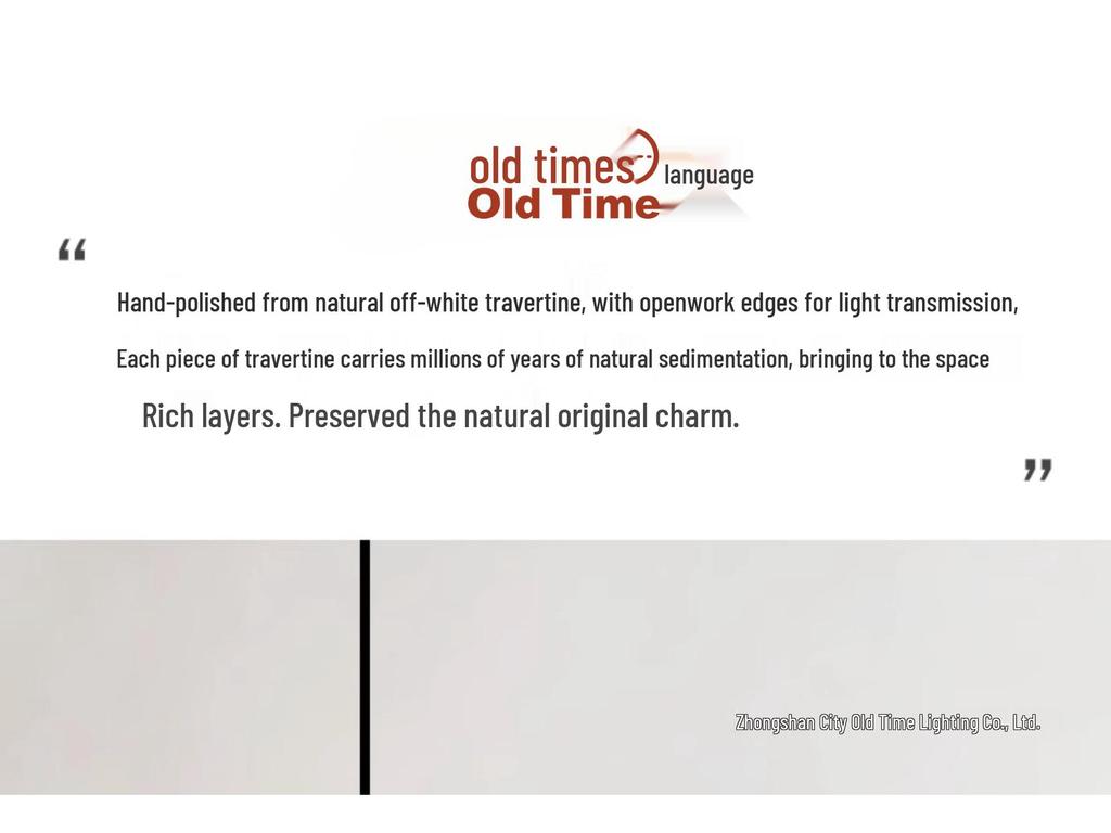 Vintage Yellow Travertine Wabi-Sabi Style Bedside Pendant Light for Bedroom, Bar, or Study