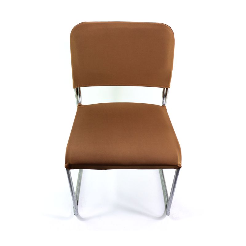 

Home Computer Chair Cover Conference Room Dust-Proof Easy to Change and Wash Elastic Fabric Fabric New Lace-up Office Chair Cover Coffee 150 (excluding Chairs)(New strap office)