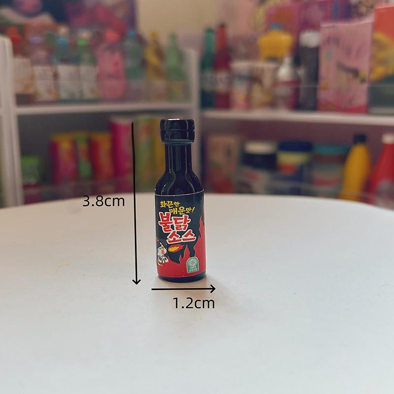 

10 шт. Миниатюрный кукольный домик Кухонная приправа Модель соуса для индейки и лапши для украшения аксессуаров для кукольного домика