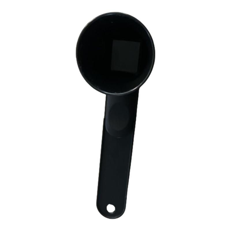 

Ergonomic Handle Milk Powder Spoon Sliding Funnel for Protein Powder Kitchen Gadget for Parents and Caregivers чёрный