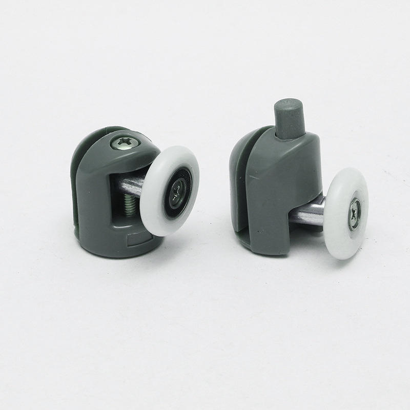 2 Pcs Shower Door Rollers Curved Double Doors Top Shower Door Rollers Pulleys Wheels Runners Bathroom Double Wheel