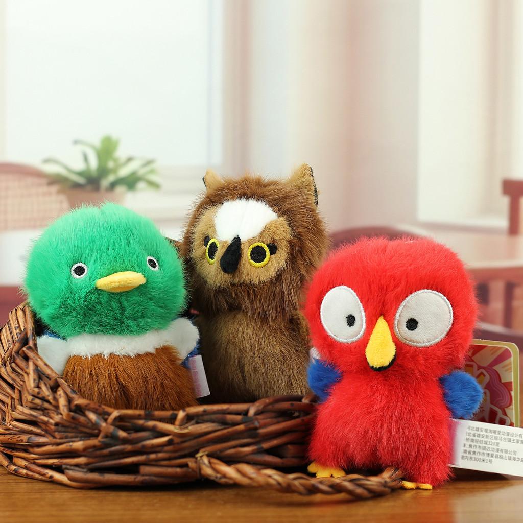 Plush Bird Keychain With Stress Relief Design For Kids And Adults