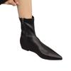 Fashion Pointed Toe Women's Ankle Boots Flats Designer New Dress Shoes Fashion Autumn Woman Botas 2025 Casaul Goth Chelsea Boots Mujer