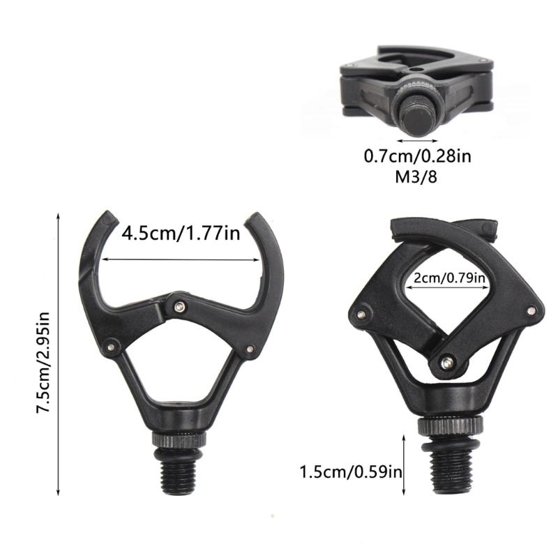 Przenośny Uchwyt Podpórka Wędki Uniwersalny Uchwyt Wędki Uchwyt z Gwintem 0,28 cala Głowica Podpórka Wędki Wędkarska Narzędzie