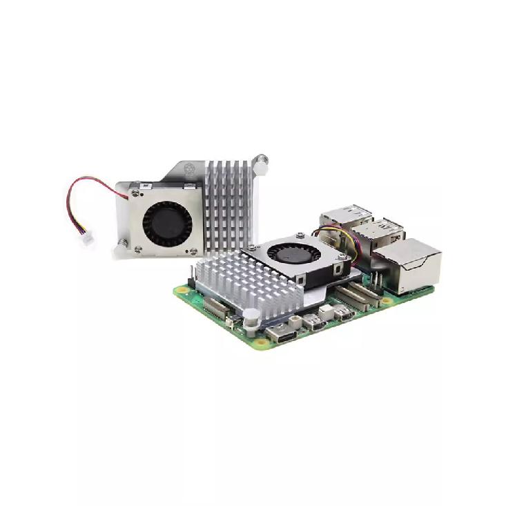 Raspberry Pi 5 Official Case with Cooling Fan for RPI 5 Official Aluminum Box Shell Enclosure Fuel Injectors 6