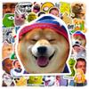 50Pcs Meme Funny Stickers Graffiti Decal Waterproof Diy Notebook Stationery Fridge Luggage Joke Sticker Toy Gift