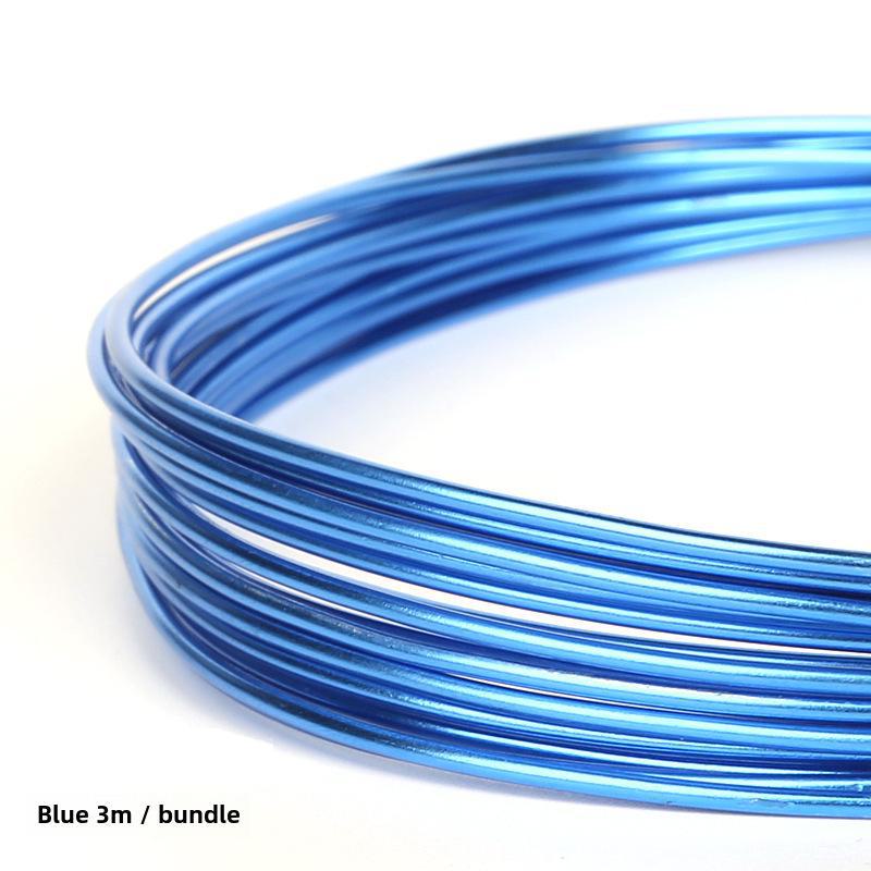 Colored Oxidized Aluminum Wire (1mm-2.5mm) for DIY Crafts & Bicycle Ornaments