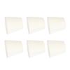 6Pcs Lamp Shade Cloth Crystal Chandelier Wall Light Modern Simple Household Supplies