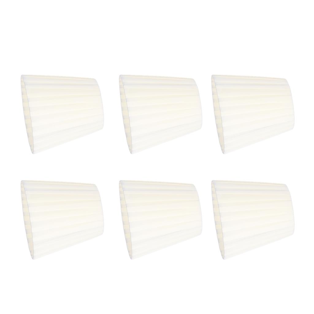 6Pcs Lamp Shade Cloth Crystal Chandelier Wall Light Modern Simple Household Supplies