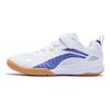 Li-Ning Comfortable Simple Non-Slip Shock Absorbing Low-Top Training Shoes Kids Sneakers White Blue APTU015-1