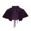 Mantello in Velluto Velour Mantello da Cavaliere Vampiro Mantello per Halloween Mietitore Gioco di Ruolo per Adulti Bambini