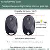 LIMA Mido Three-Wheeled Electric Vehicle Remote Key Cover - Star Diamond Leopard Design