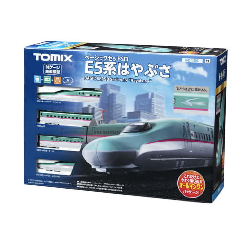 TOMYTEC TOMIX N Gauge Basic Set SD E5 Series Hayabusa 90186 Railway Model Starter Set